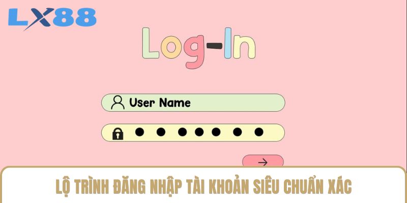 Lộ trình đăng nhập tài khoản siêu chuẩn xác Lộ trình đăng nhập tài khoản siêu chuẩn xác